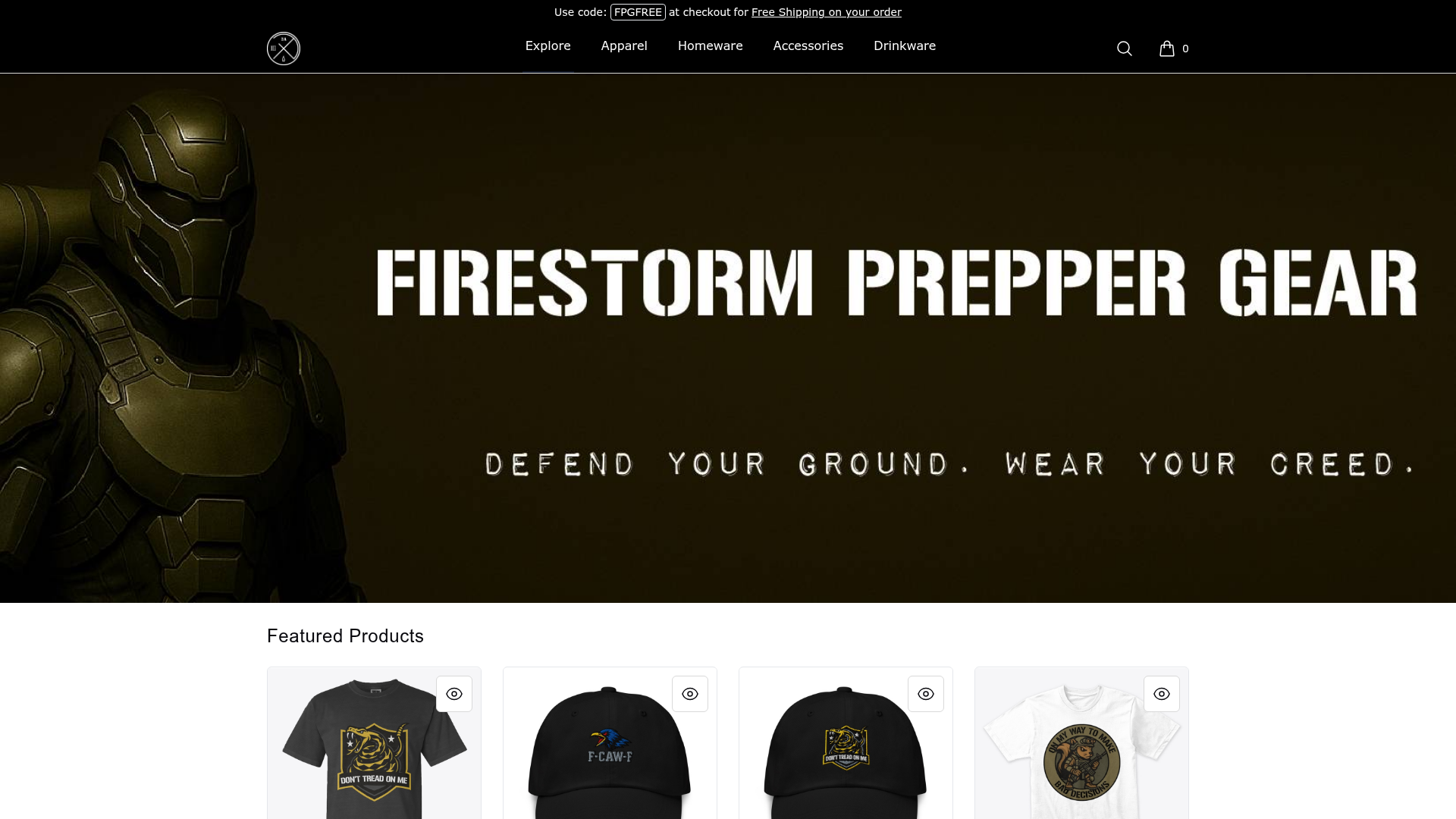 Firestorm Prepper Gear