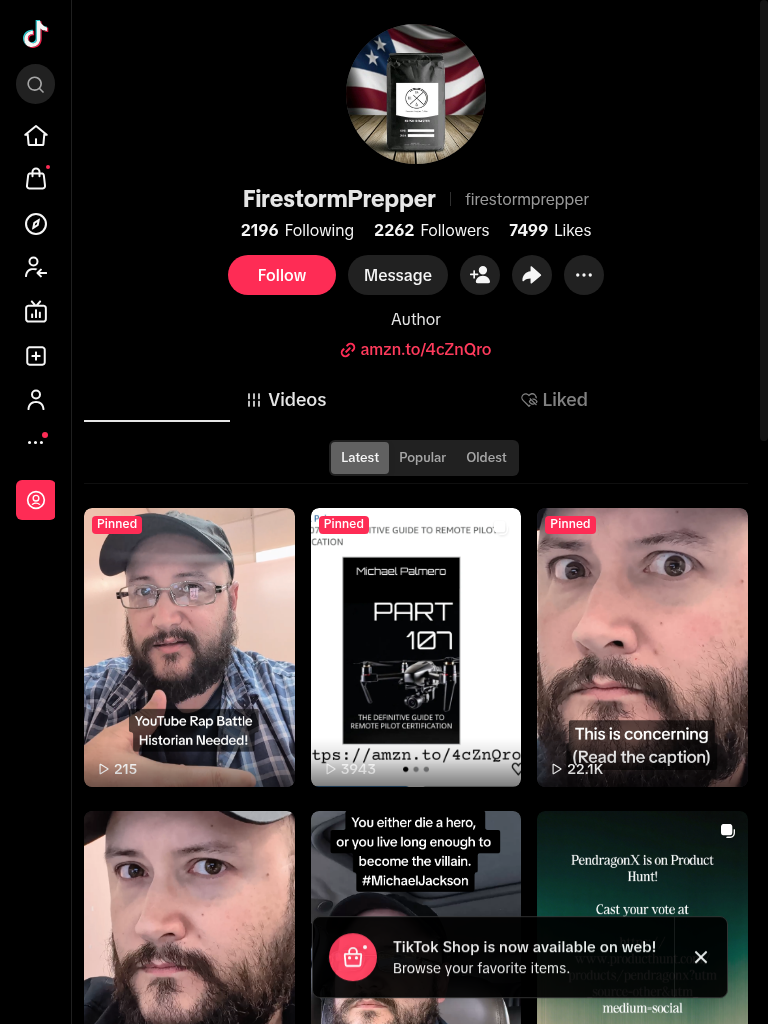 Firestorm Prepper on TikTok